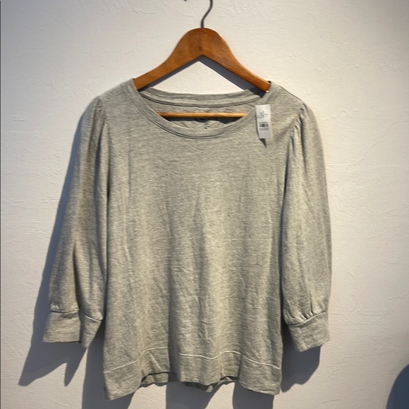 LOFT Tops - New With Tags LOFT Puff Sleeve Top Size Large